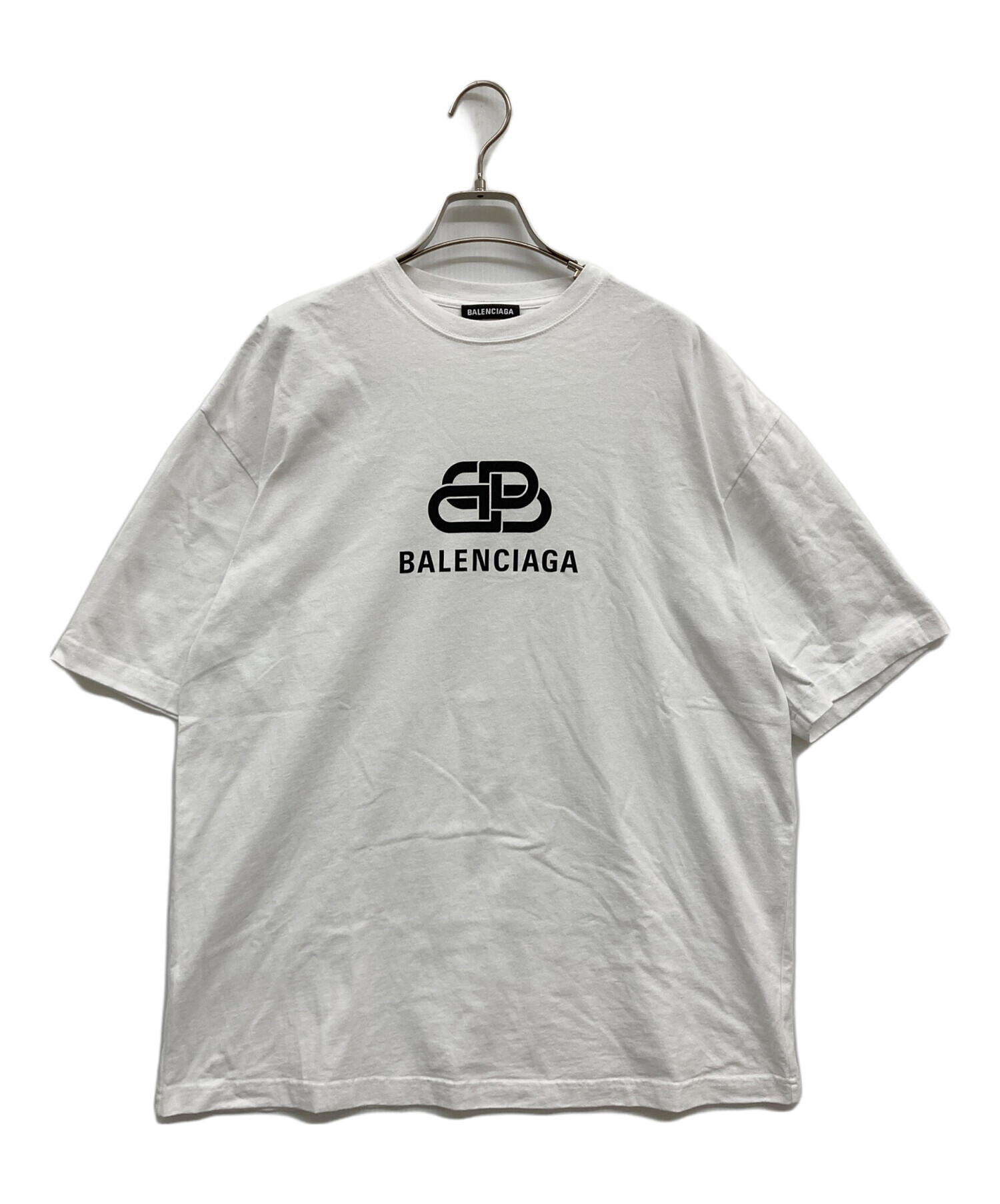 中古・古着通販】BALENCIAGA (バレンシアガ) T-SHIRT/ロゴTシャツ 