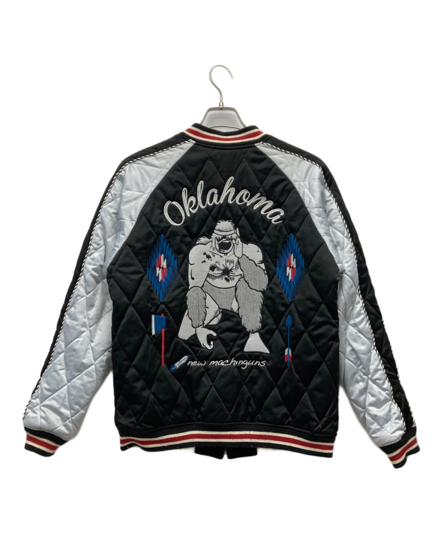 未使用 BILLVAN × キン肉マン スーベニアジャケット NEW MACHINGUNS テリーマン ジェロニモ size 42 #57254 スカジャン 別珍 コラボ スカジャン 「キン肉マンコラボ」スーベニアスカジャン(大人) メンズ レディース