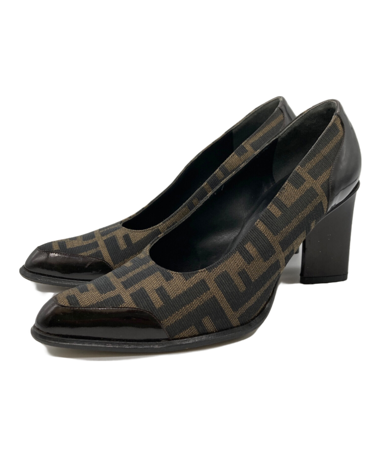 中古・古着通販】FENDI (フェンディ) ズッカ柄パンプス/ヒールパンプス