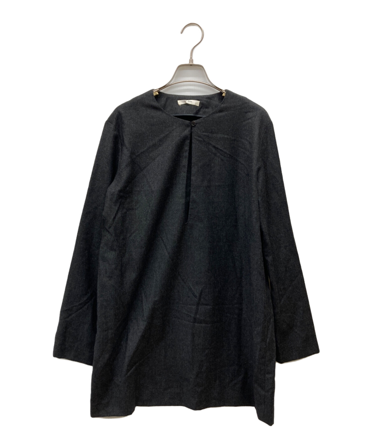 中古・古着通販】THE ROW (ザ ロウ) ウールワンピース グレー