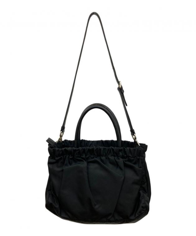 中古・古着通販】PRADA (プラダ) リボンギャザー2WAYバッグ