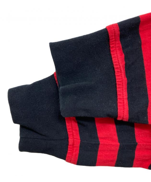 Supreme 赤黒ストライプ 長袖カットソー 中古・古着通販】SUPREME (シュプリーム) 19aw/Flagl/S Top