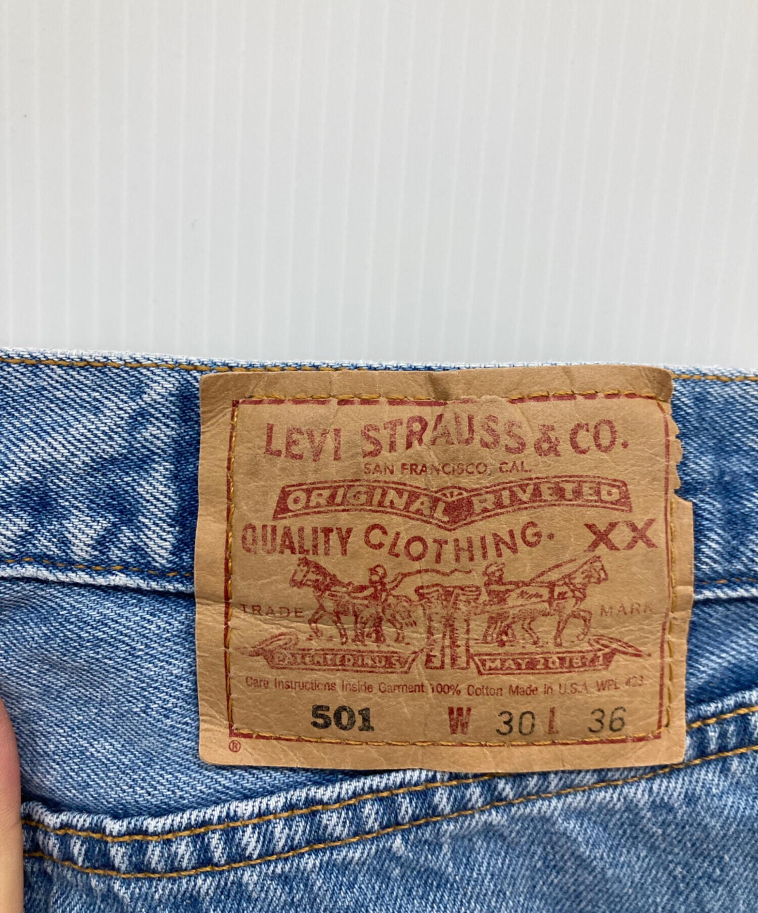 中古・古着通販】LEVI'S (リーバイス) 97年製/USA製/501デニムパンツ