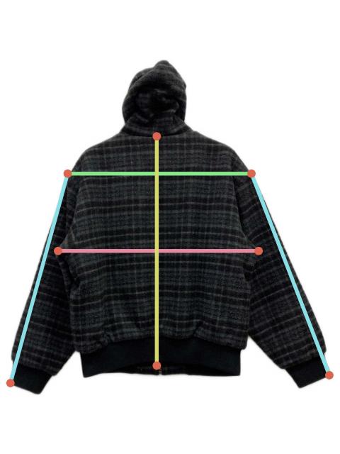 中古・古着通販】Supreme (シュプリーム) 23AW Plaid Wool Hooded Work