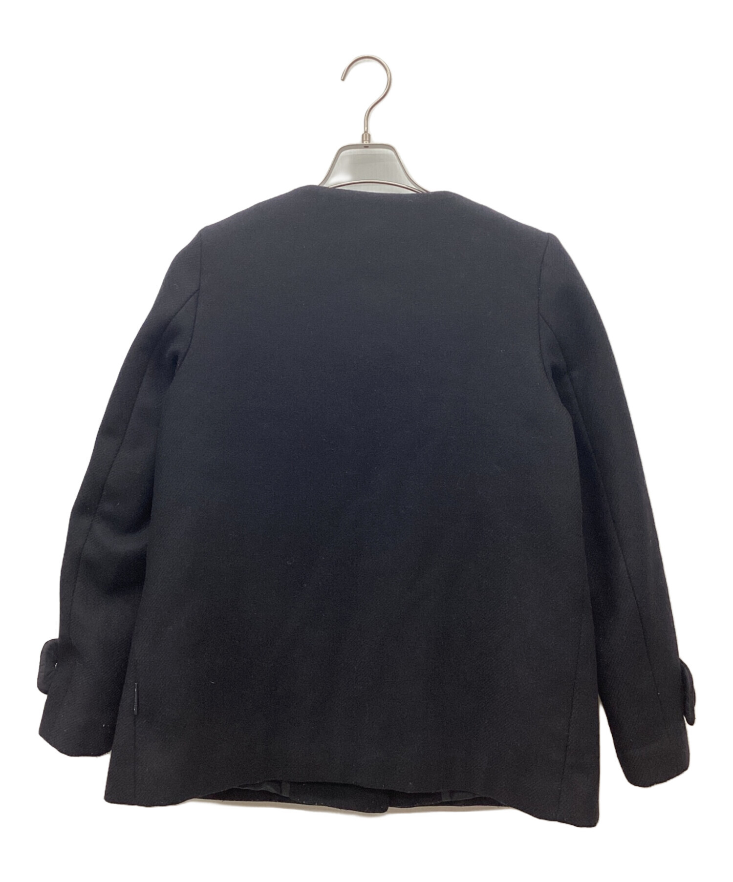 モンクレール　コート　ウール　PHEMIA 00サイズ 中古・古着通販】MONCLER (モンクレール) PHEMIA/フェミア/ノーカラー