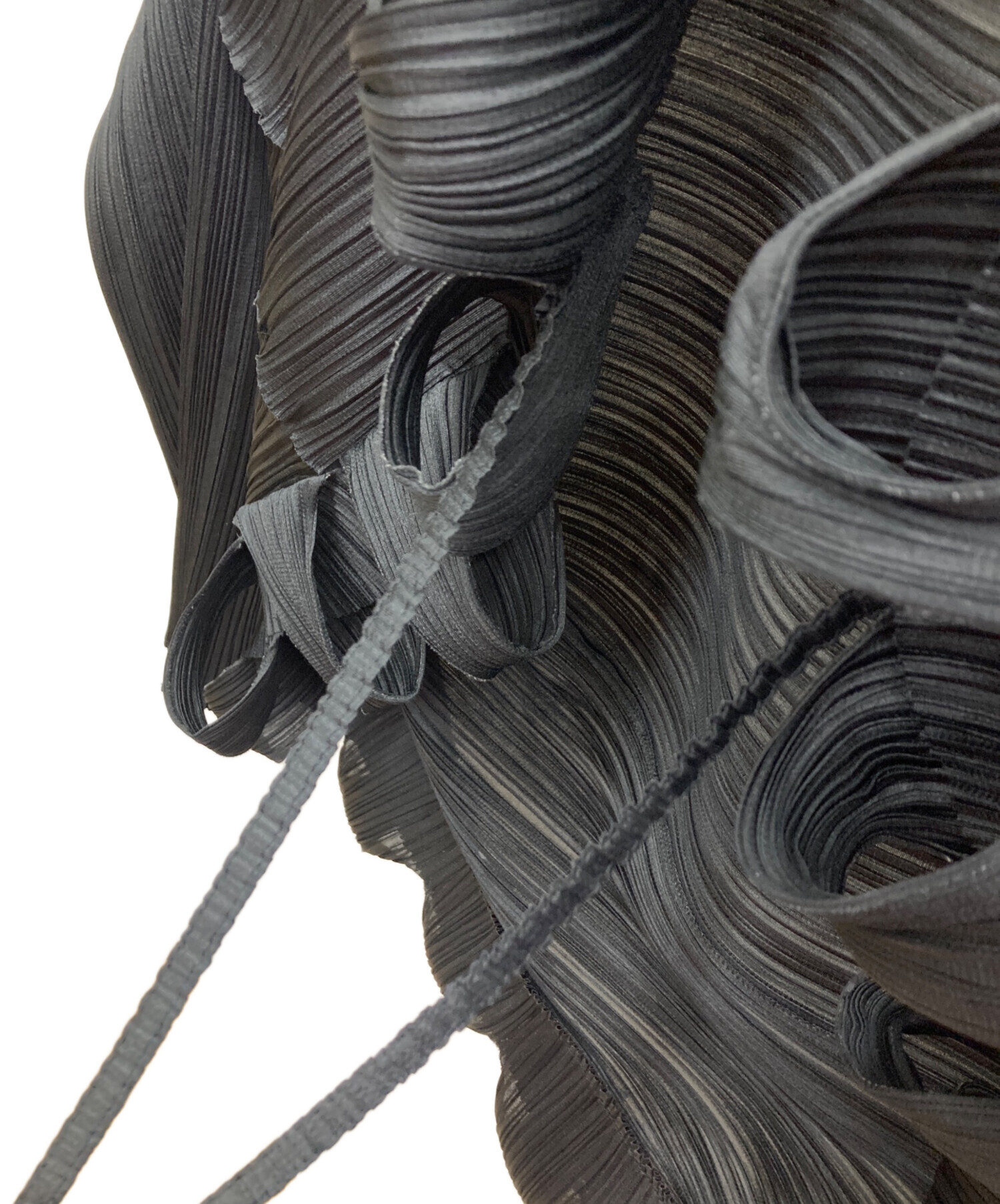 プリーツプリーズ　ボレロ　カーデガン　黒　グレー 中古・古着通販】PLEATS PLEASE (プリーツプリーズ) ロール加工