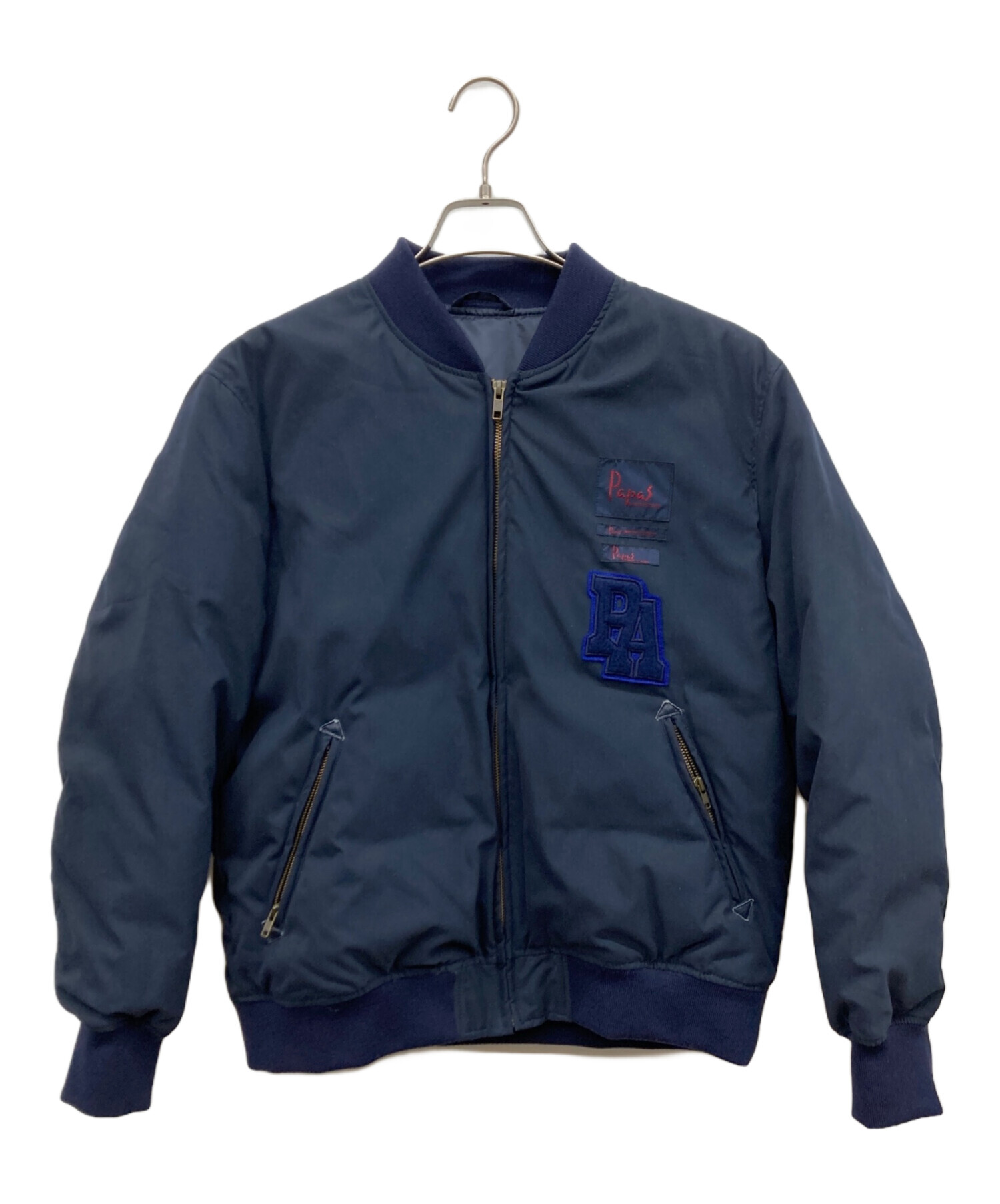 中古・古着通販】PAPAS (パパス) ワッペンボンバージャケット