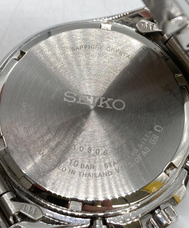 中古・古着通販】SEIKO (セイコー) ソーラー腕時計/クロノグラフ/V175