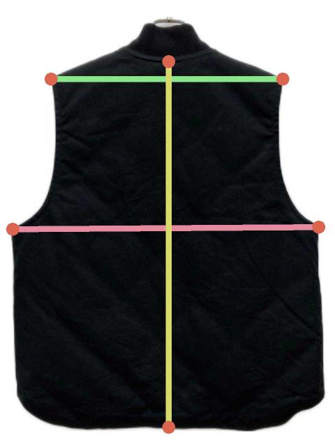 中古・古着通販】CarHartt (カーハート) DUCK VEST ARCTIC QUILT LINED