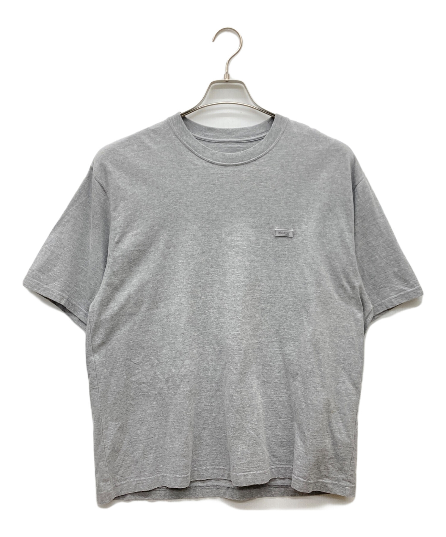 中古・古着通販】ENNOY (エンノイ) 23SSラバーロゴTシャツ グレー