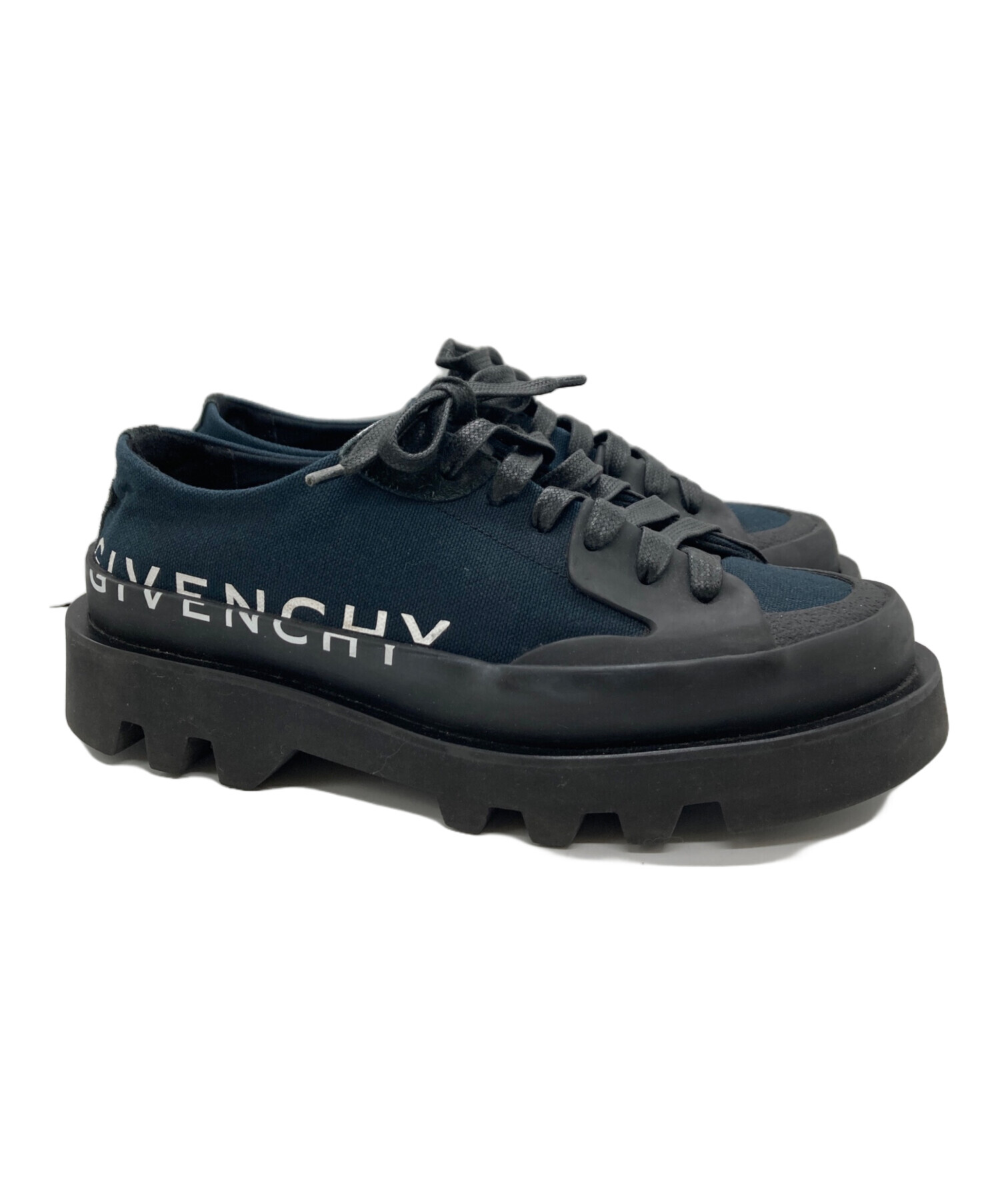 GIVENCHY ジバンシー スニーカー メンズ 【古着】【中古】 中古・古着通販】GIVENCHY (ジバンシィ) CLAPHAM CANVAS LOW-TOP