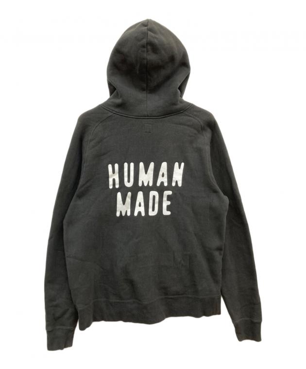 中古・古着通販】HUMAN MADE (ヒューマンメイド) LOGO ZIP HOODIE 