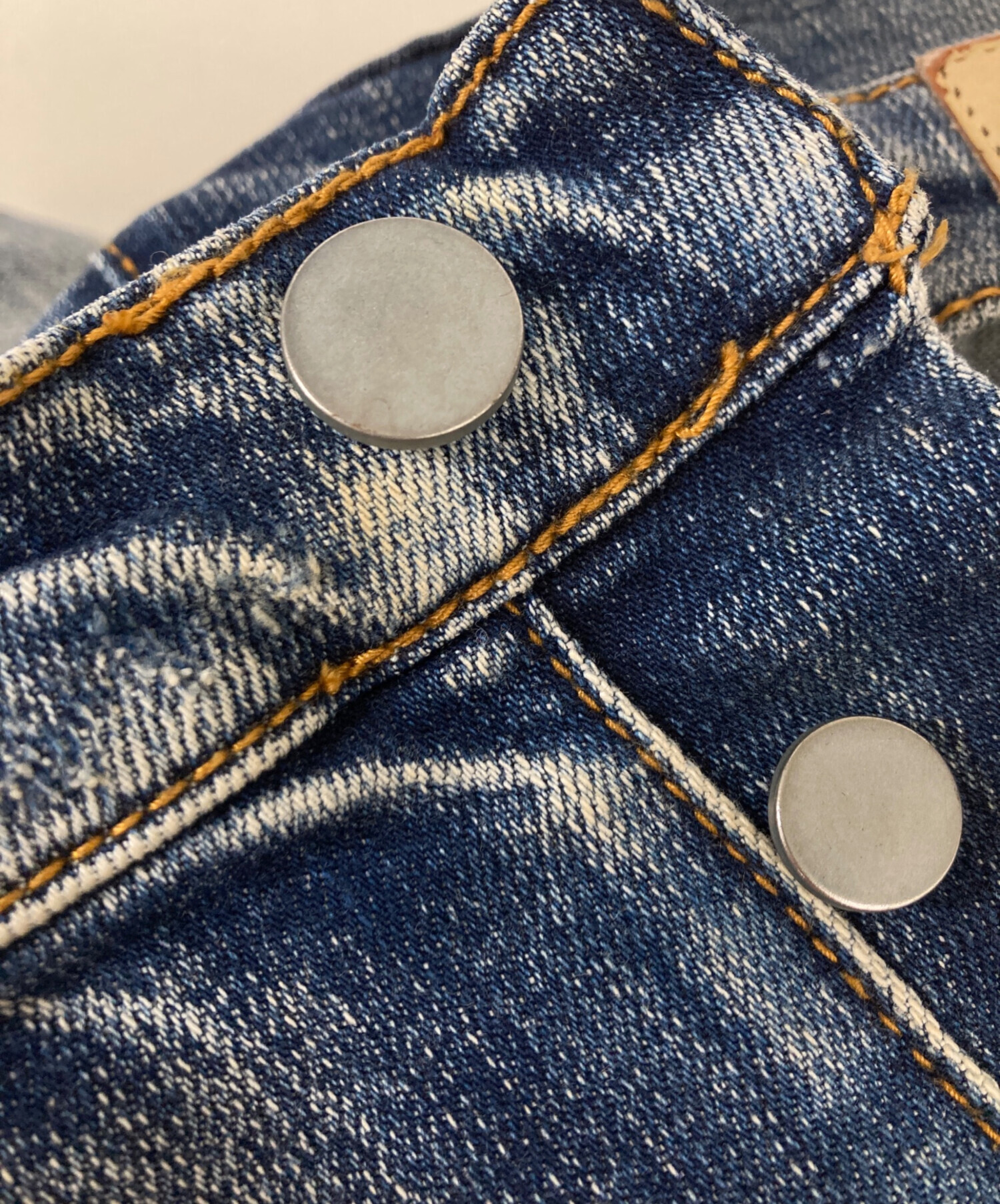 中古・古着通販】MNML (ミニマル) ダメージ加工デニムパンツ