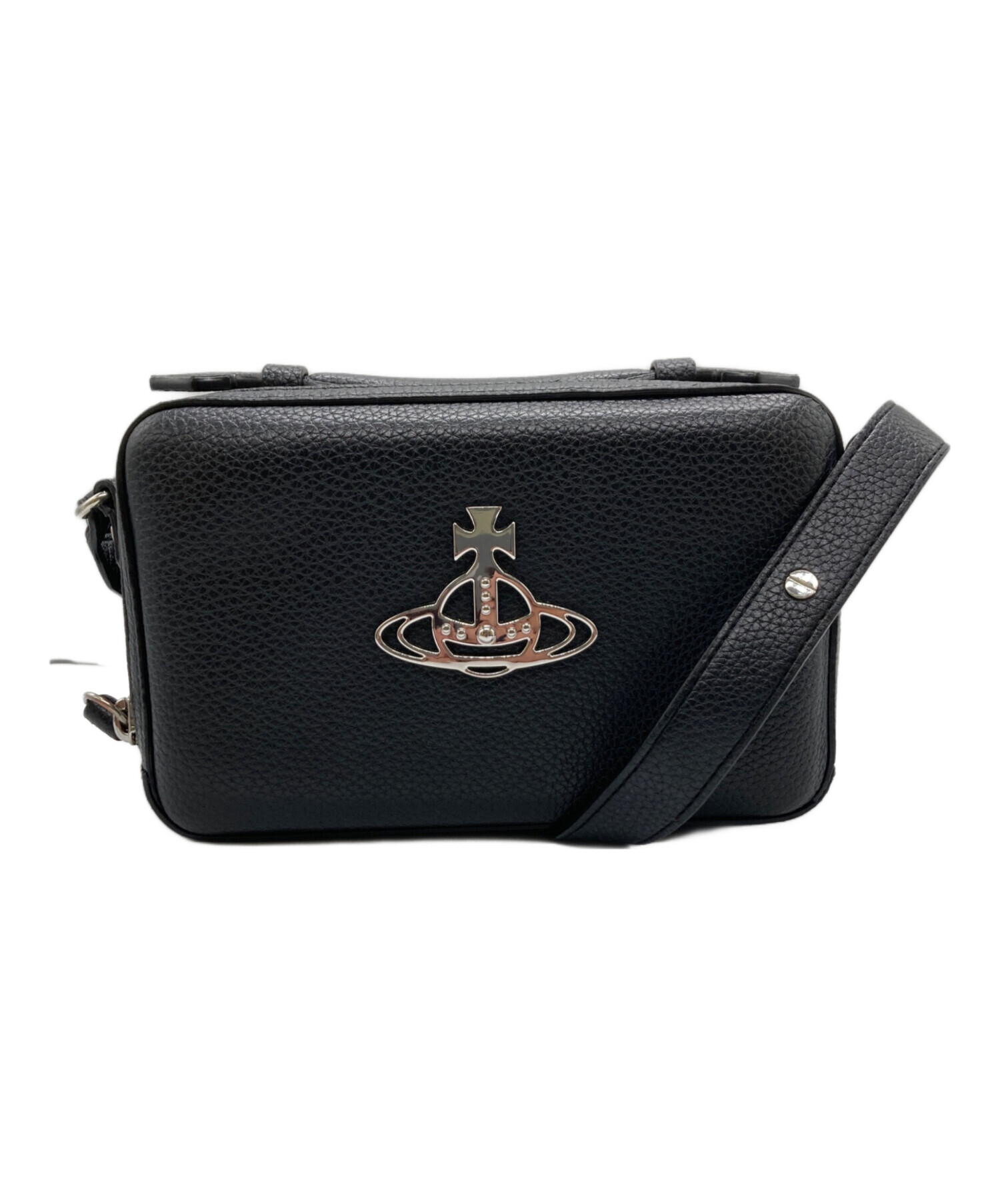 【未使用級】ヴィヴィアンウエストウッド ショルダーバッグ レザー オーブ 型押し Vivienne Westwood（ヴィヴィアンウエストウッド） 並行輸入品