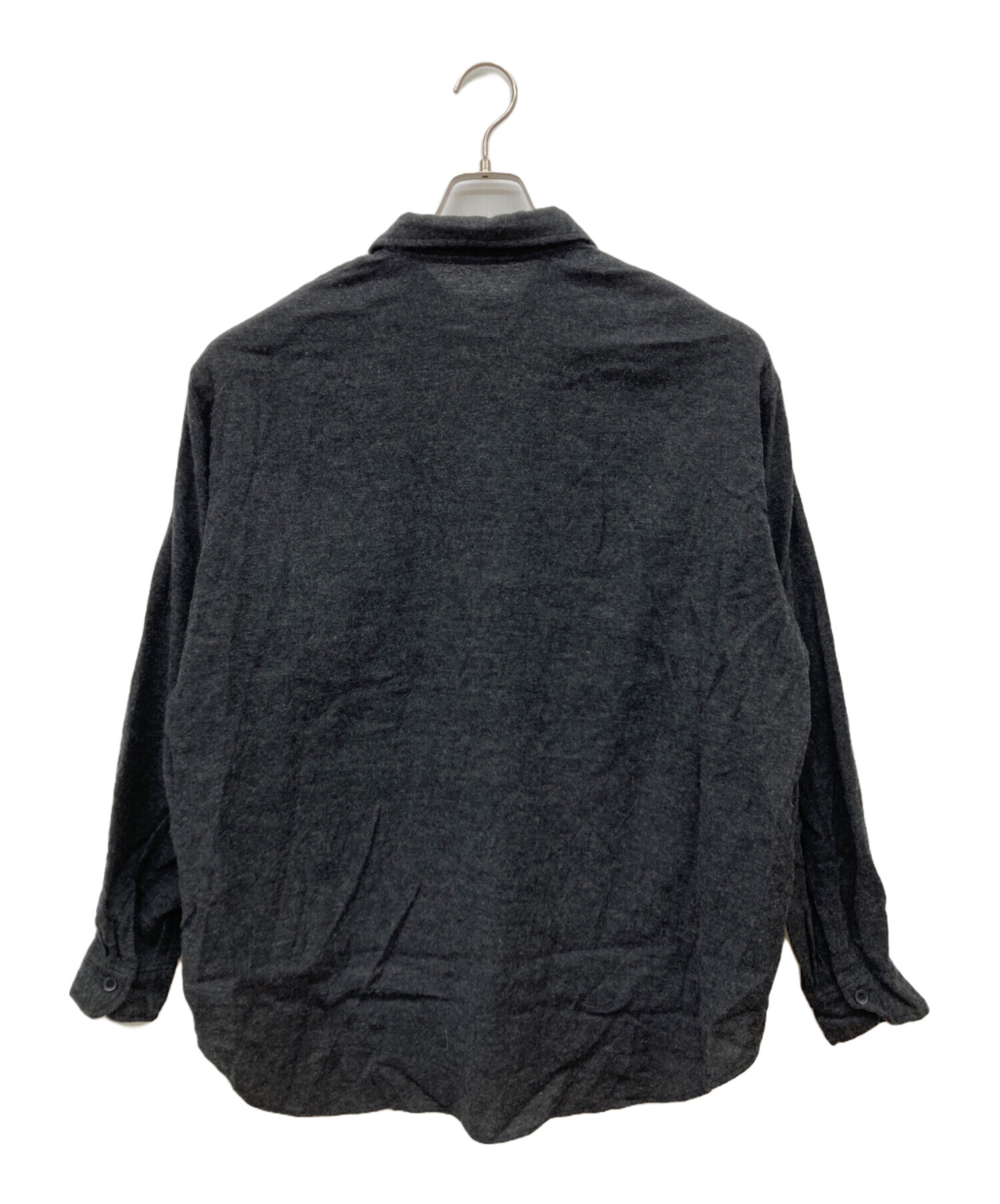 中古・古着通販】COMOLI (コモリ) カシミヤ和紙ハーフジップシャツ