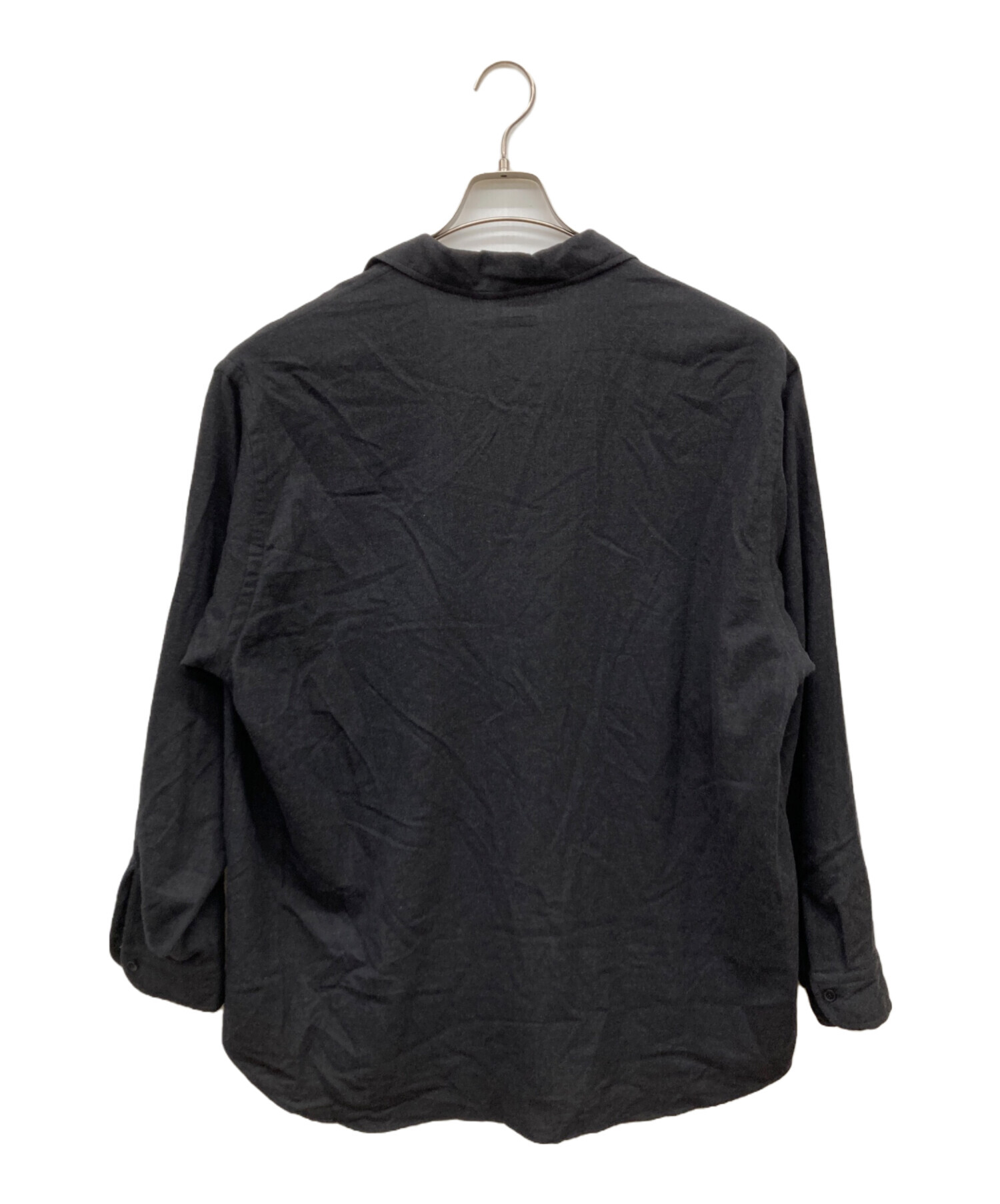 中古・古着通販】COMOLI (コモリ) ウールビエラ スキッパーシャツ