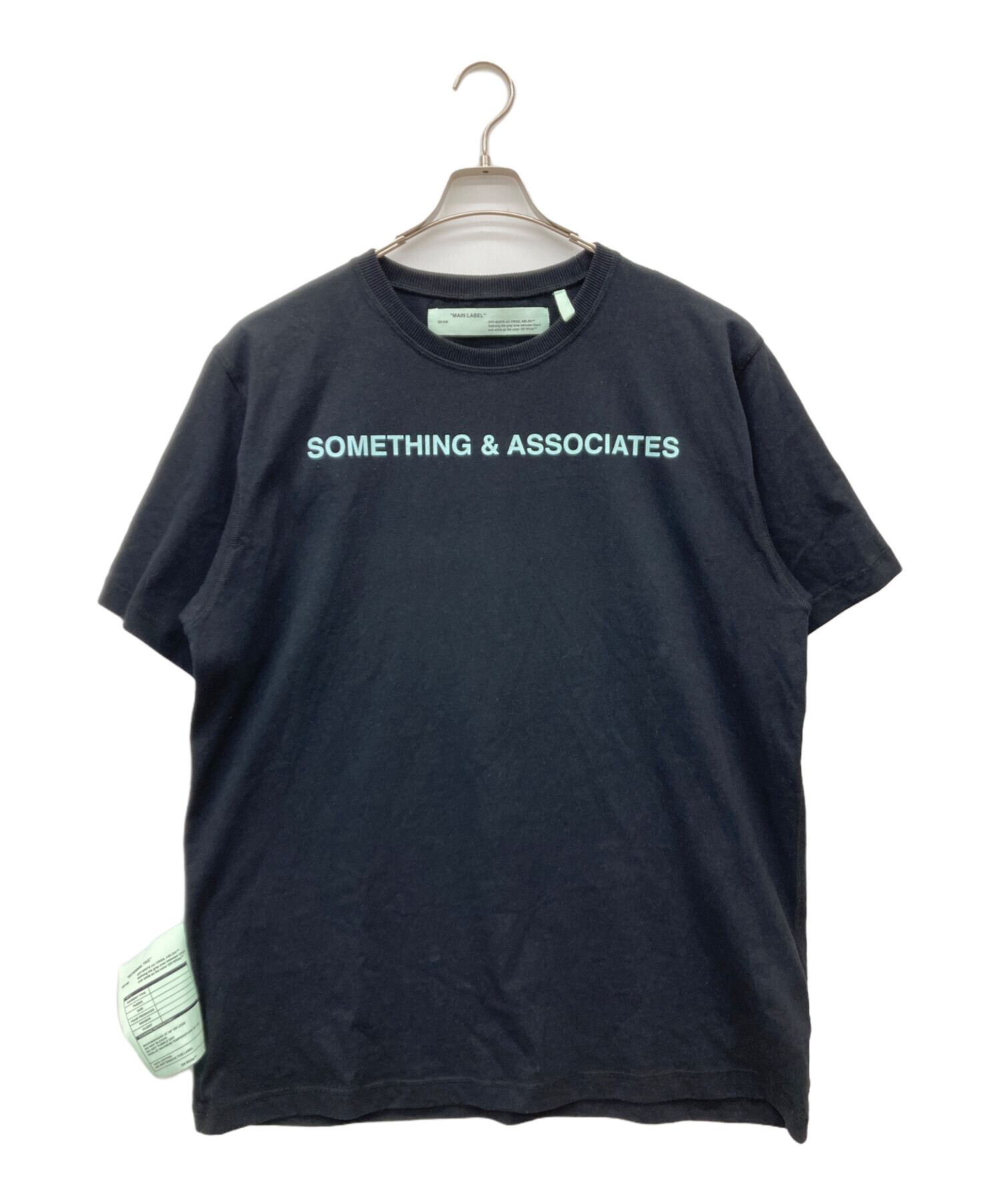 中古・古着通販】OFFWHITE (オフホワイト) プリントTシャツ/SOMETHING 