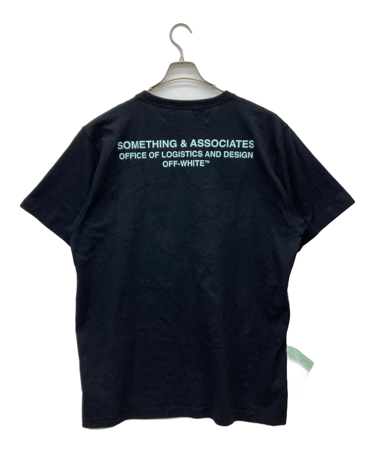 中古・古着通販】OFFWHITE (オフホワイト) プリントTシャツ/SOMETHING 