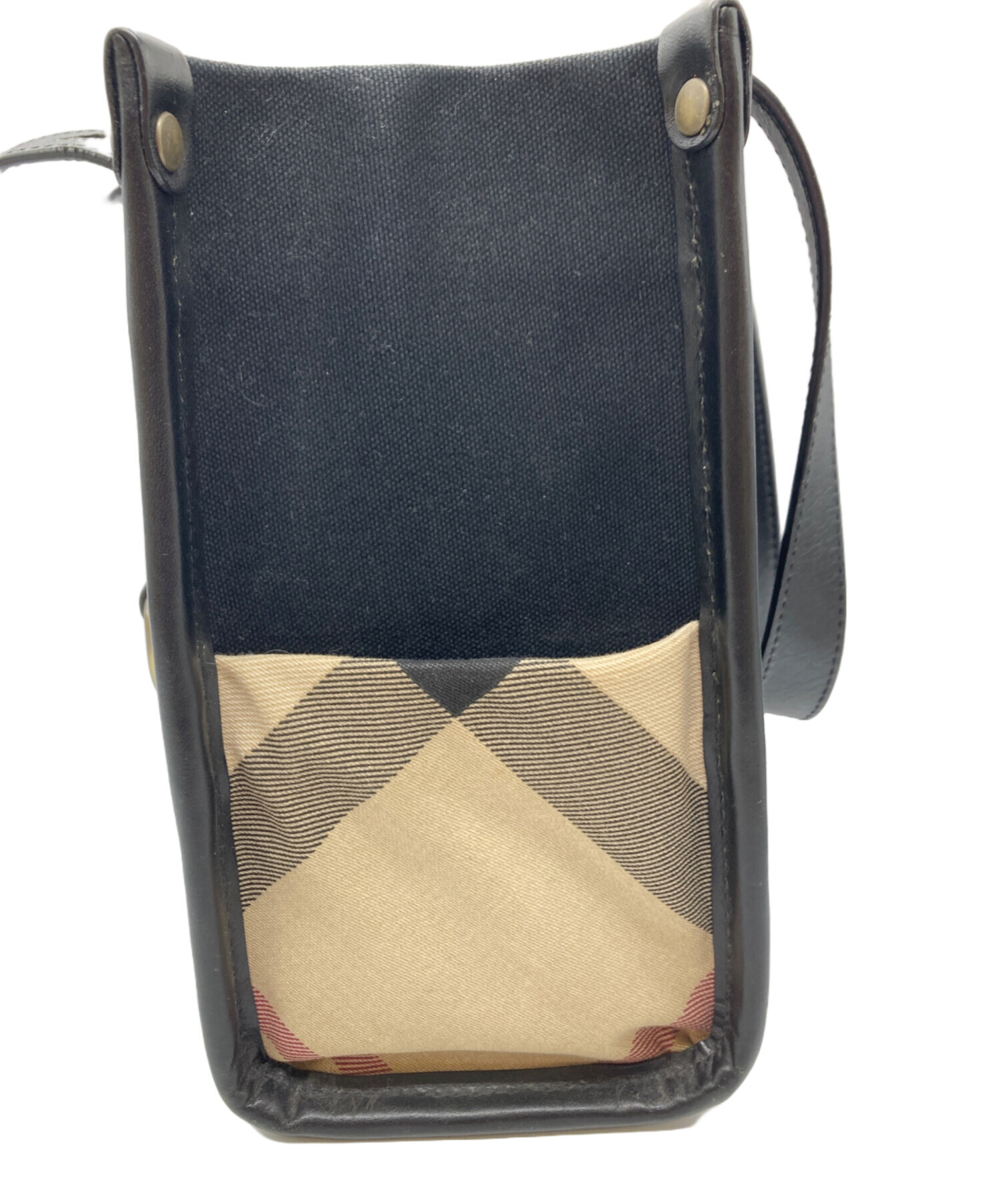 中古・古着通販】BURBERRY (バーバリー) ノバチェック切替キャンバス 