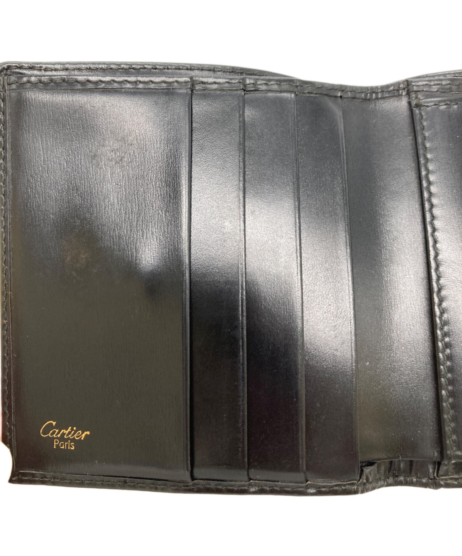 Cartier カルティエ 財布・ケース  黒 【古着】【中古】【送料無料】 中古・古着通販】Cartier (カルティエ) 長財布 ブラック｜ブランド