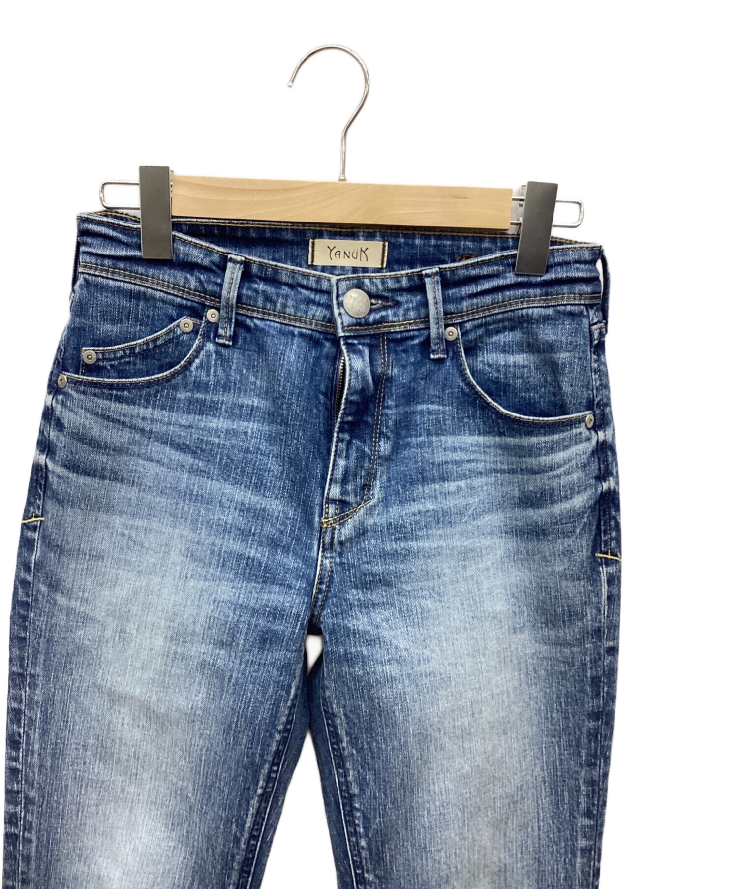 中古・古着通販】YANUK (ヤヌーク) RUTH スリムテーパードデニムパンツ