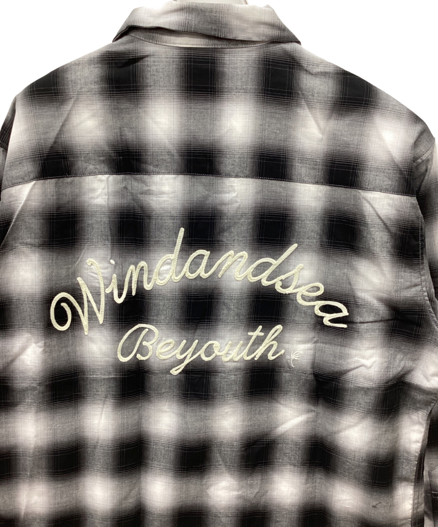 WINDANDSEA ミリタリー チェックシャツ 中古・古着通販】WIND AND SEA (ウィンダンシー) チェックシャツ