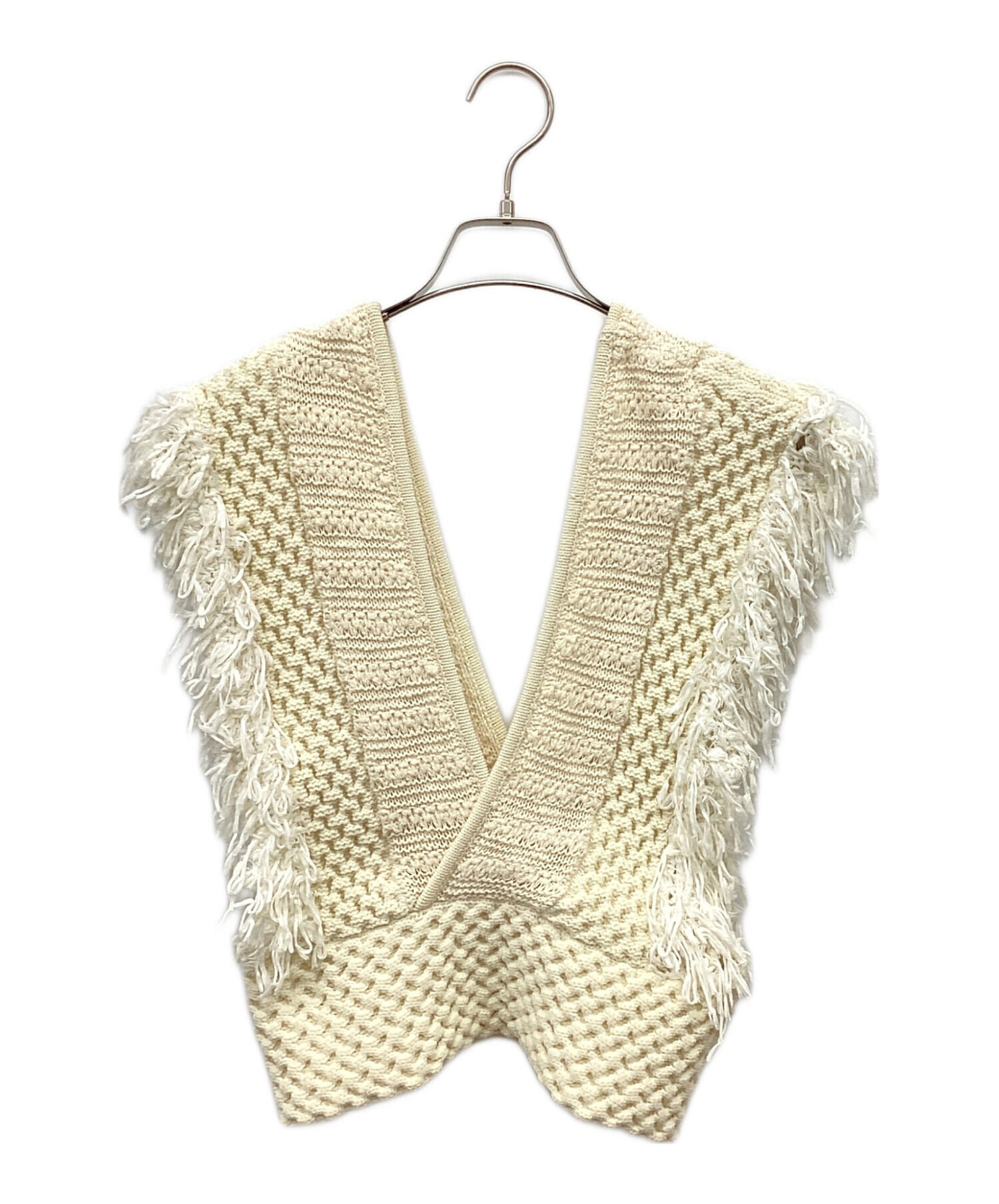 中古・古着通販】LEINWANDE (ラインヴァンド) Patchwork Fringe Top