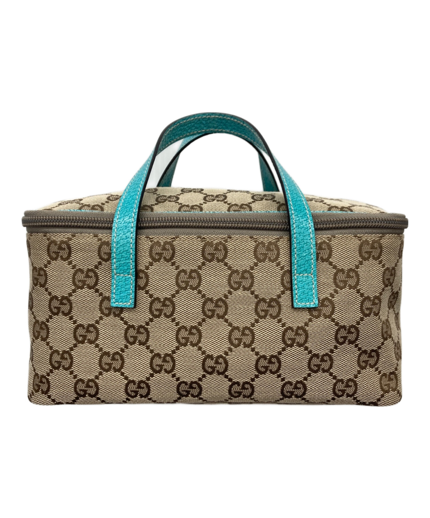 中古・古着通販】GUCCI (グッチ) GGキャンバス バニティバッグ 