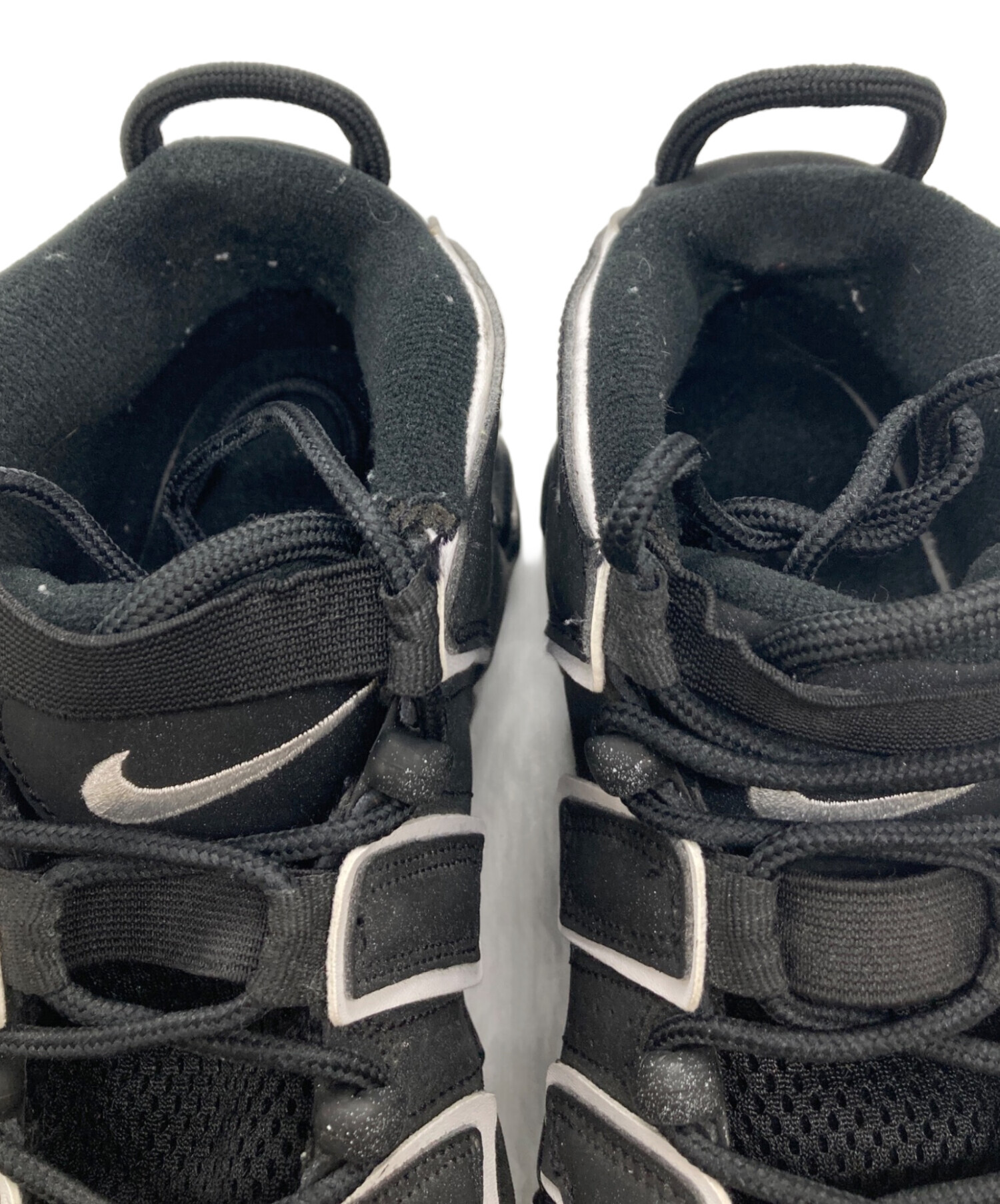 中古・古着通販】NIKE (ナイキ) AIR MORE UPTEMPO GS ブラック サイズ 
