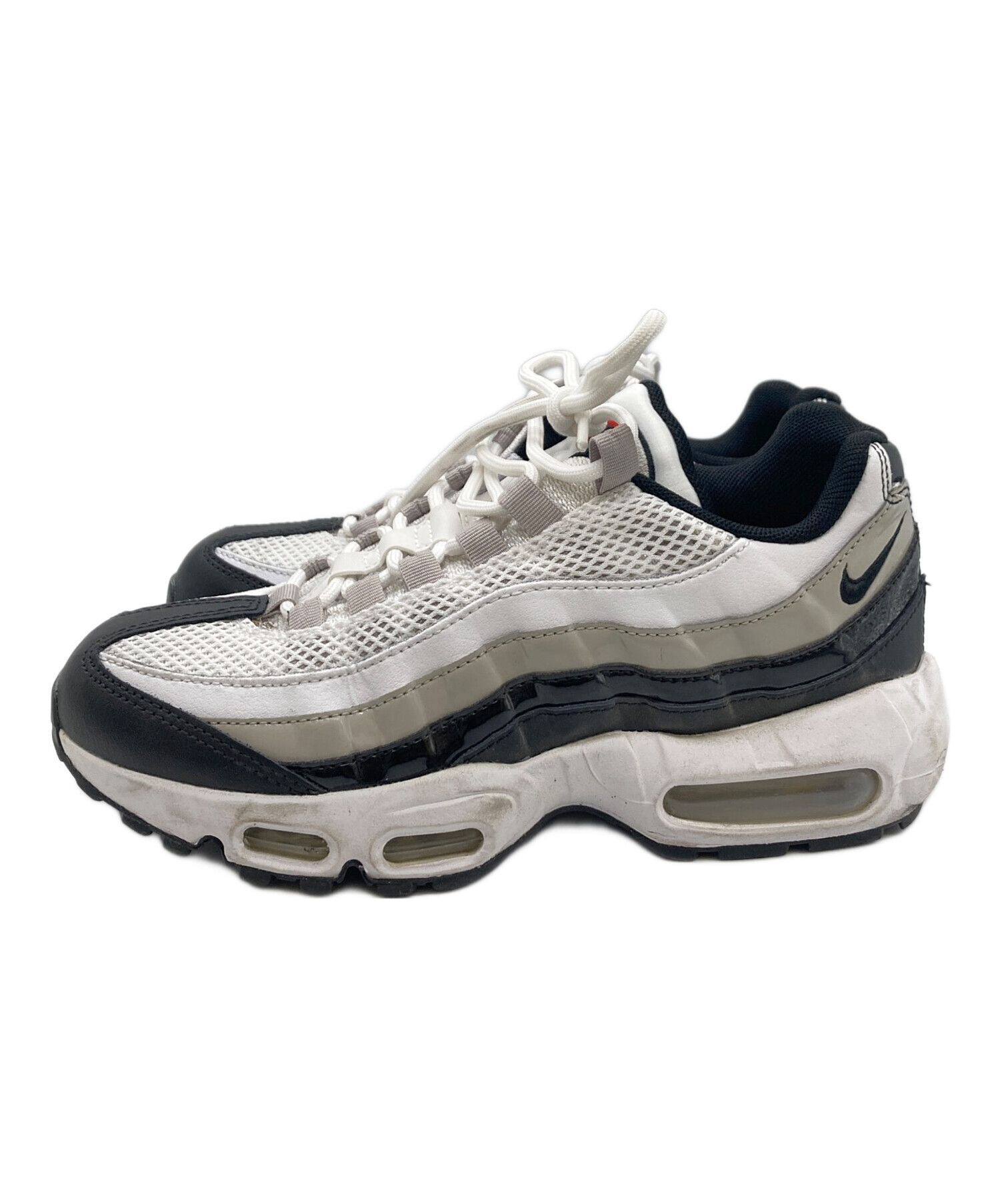 中古・古着通販】NIKE (ナイキ) Air Max 95 ホワイト×ブラック サイズ 