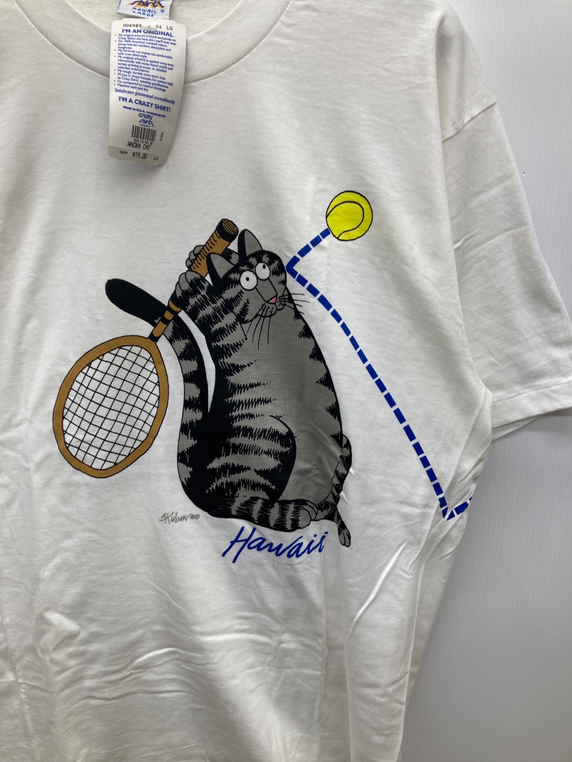 中古・古着通販】crazy shirts (クレイジーシャツ) 90S USA製プリントT