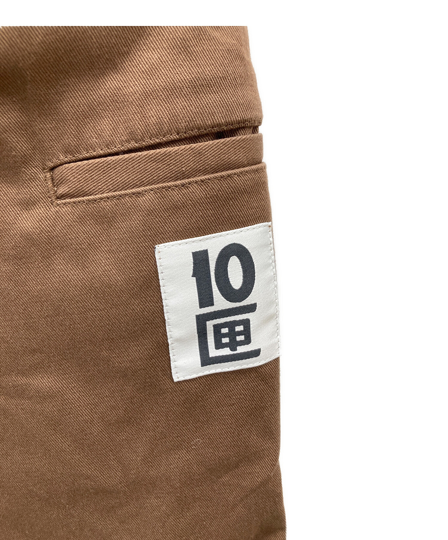中古・古着通販】TENBOX (テンボックス) Work Pants ブラウン サイズ:S