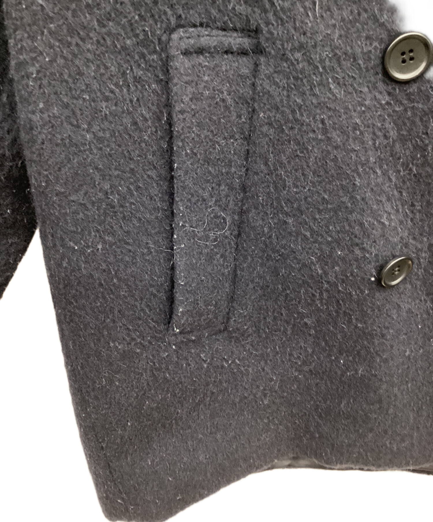 中古・古着通販】CLANE (クラネ) オーバー ライン ダブル コート