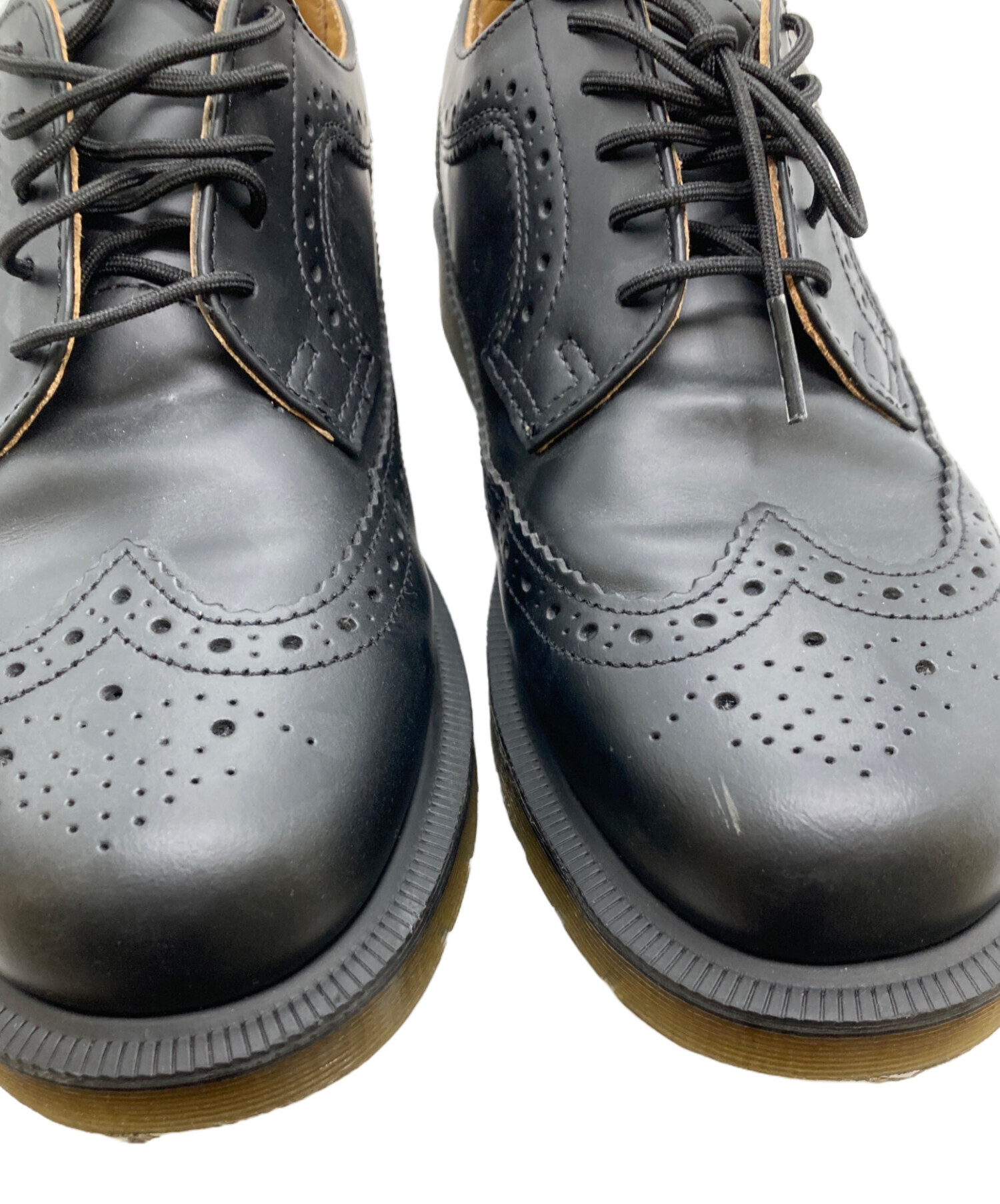 Dr. Martens ブラック ブローグシューズ 中古・古着通販】Dr.Martens (ドクターマーチン) ブローグシューズ