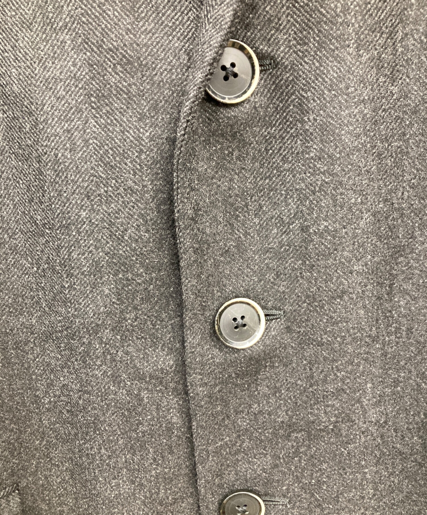 中古・古着通販】CARUSO (カルーゾ) ヘリンボーンウールチェスター