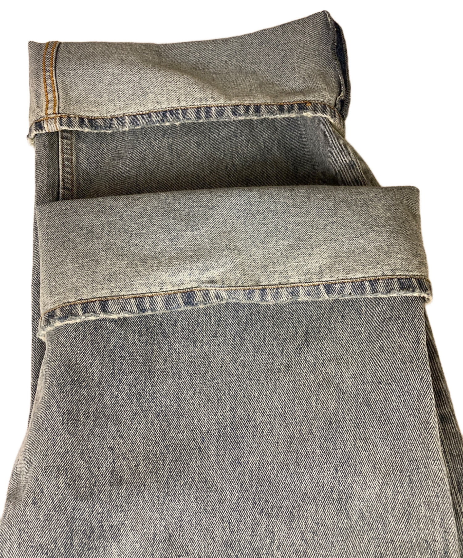 シールームリン デニム オーバーオール Mサイズ 中古・古着通販】Sea Room Lynn (シールームリン) ダメージ加工デニム