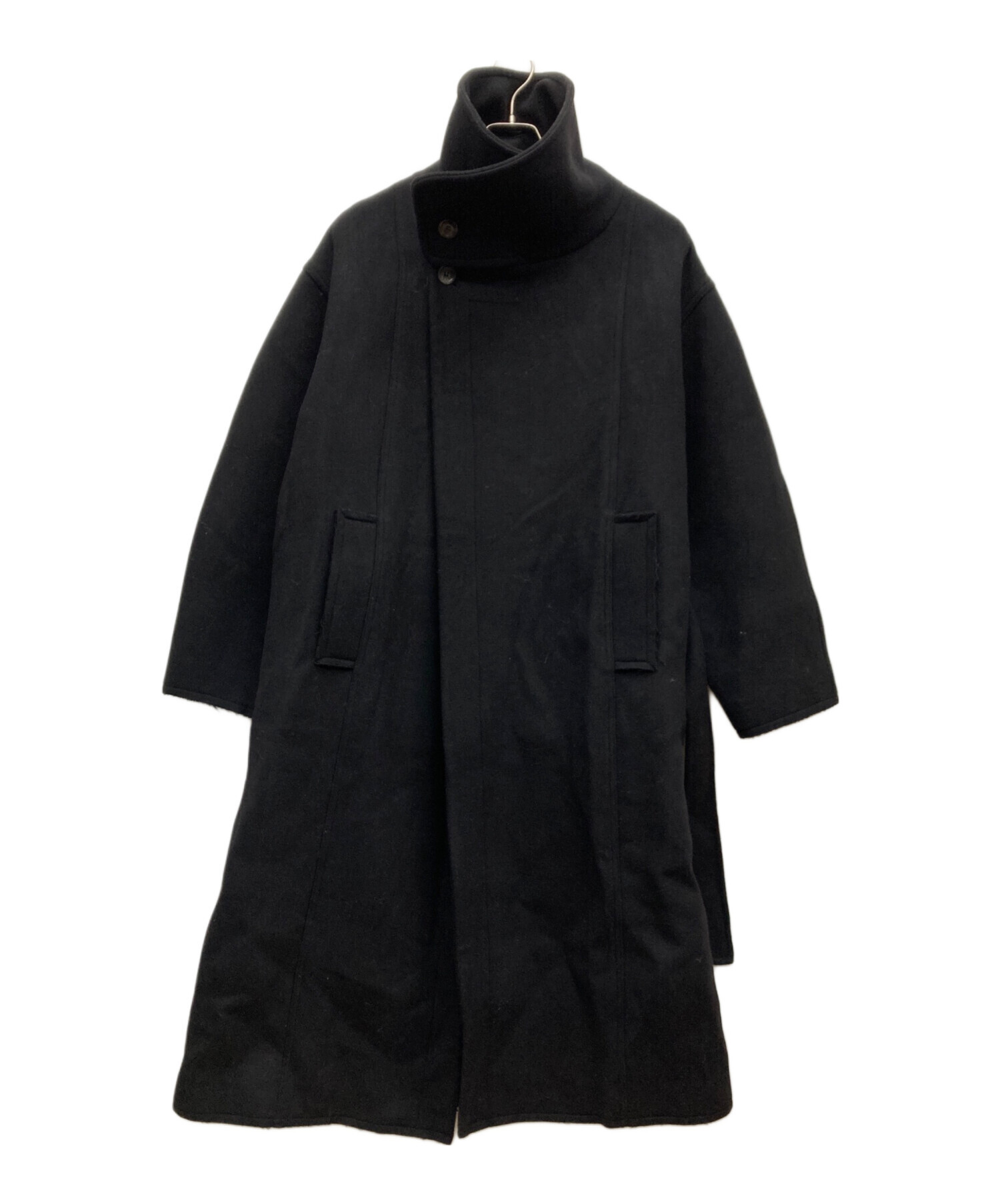 TODAYFUL Standcollar Wool Coat ブラック 中古・古着通販】TODAYFUL (トゥデイフル) Standcollar Wool Coat