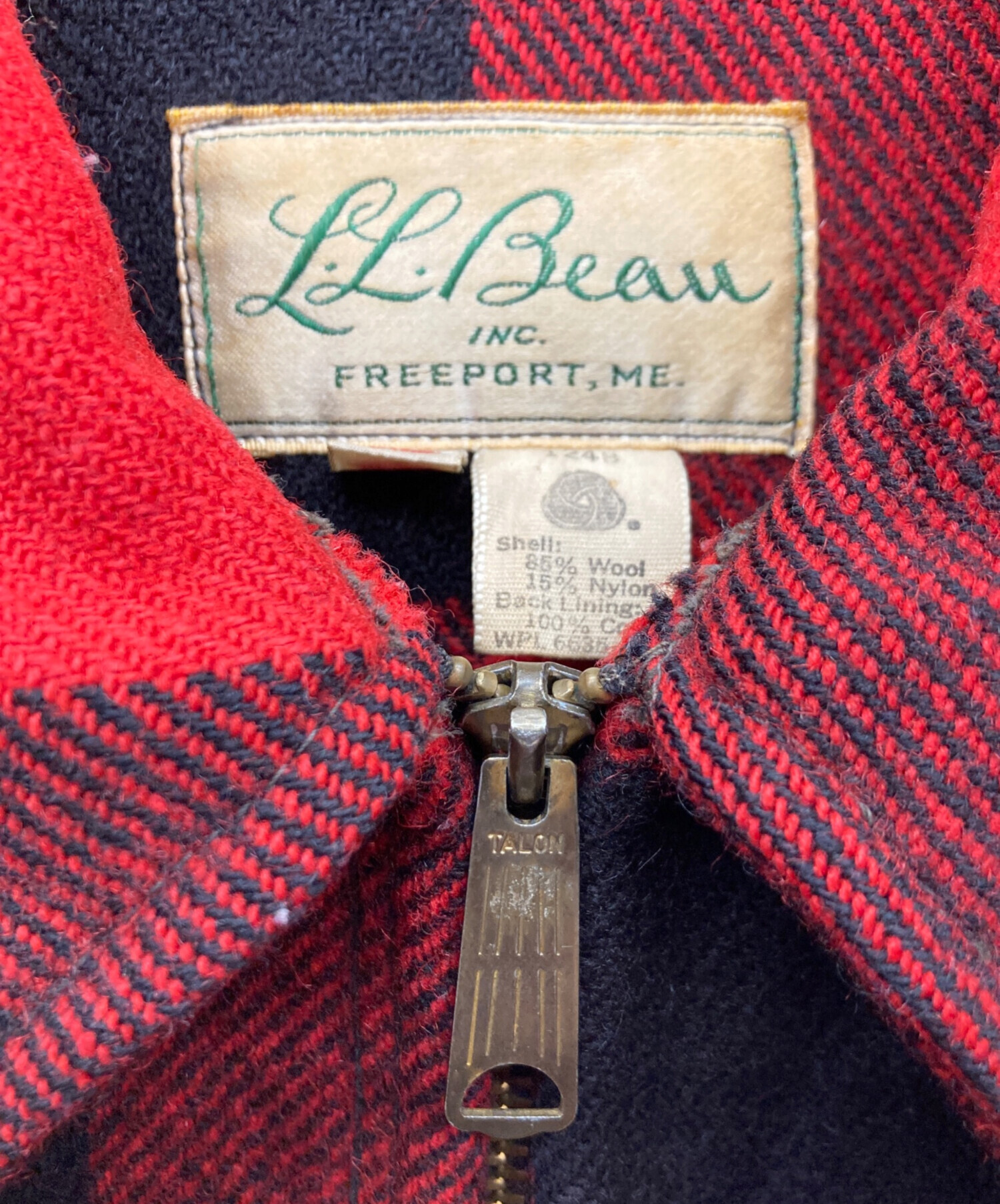 中古・古着通販】L.L.Bean (エルエルビーン) ウールジャケット/筆記体 