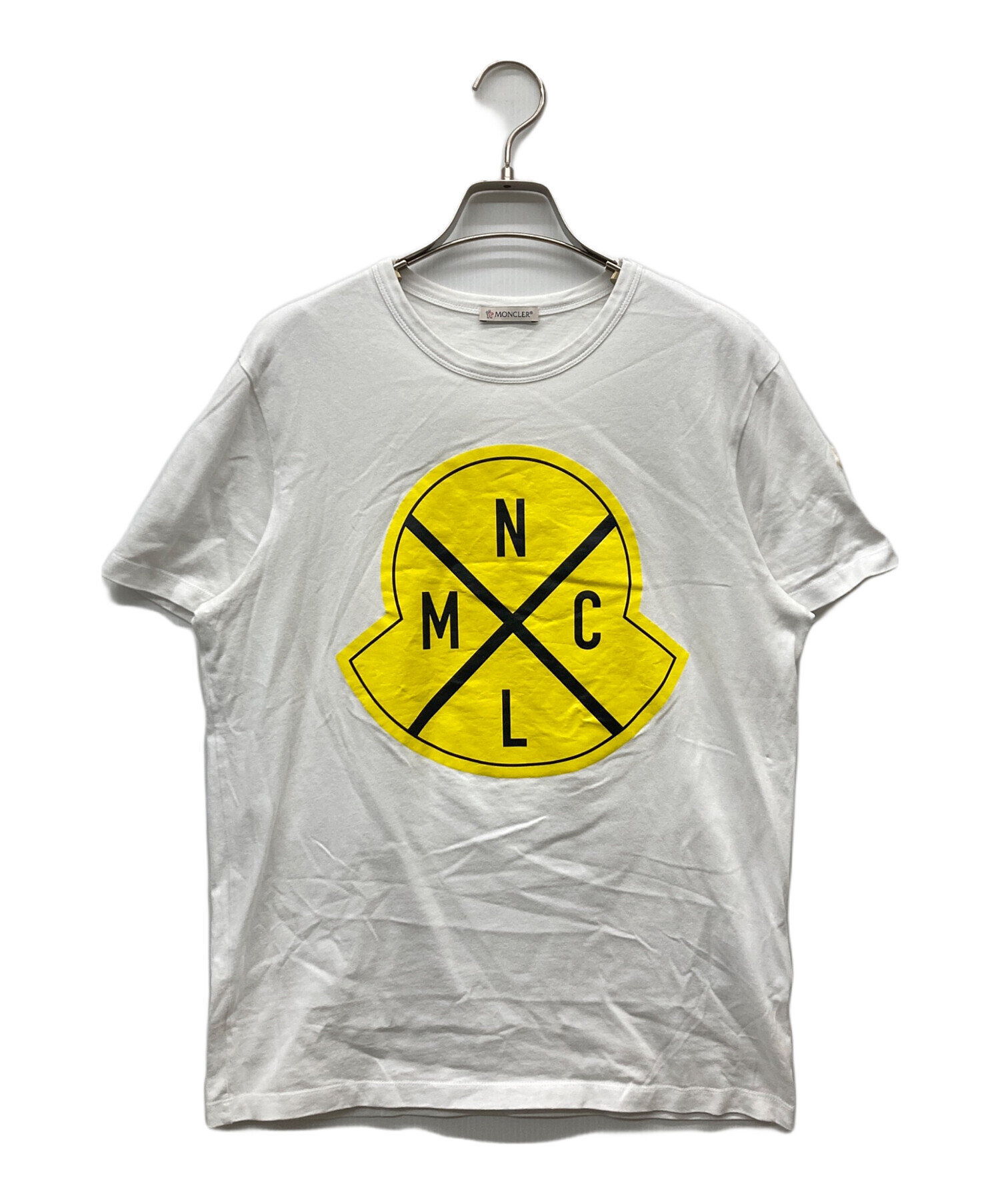 中古・古着通販】MONCLER (モンクレール) MAGLIA T-SHIRT ホワイト 