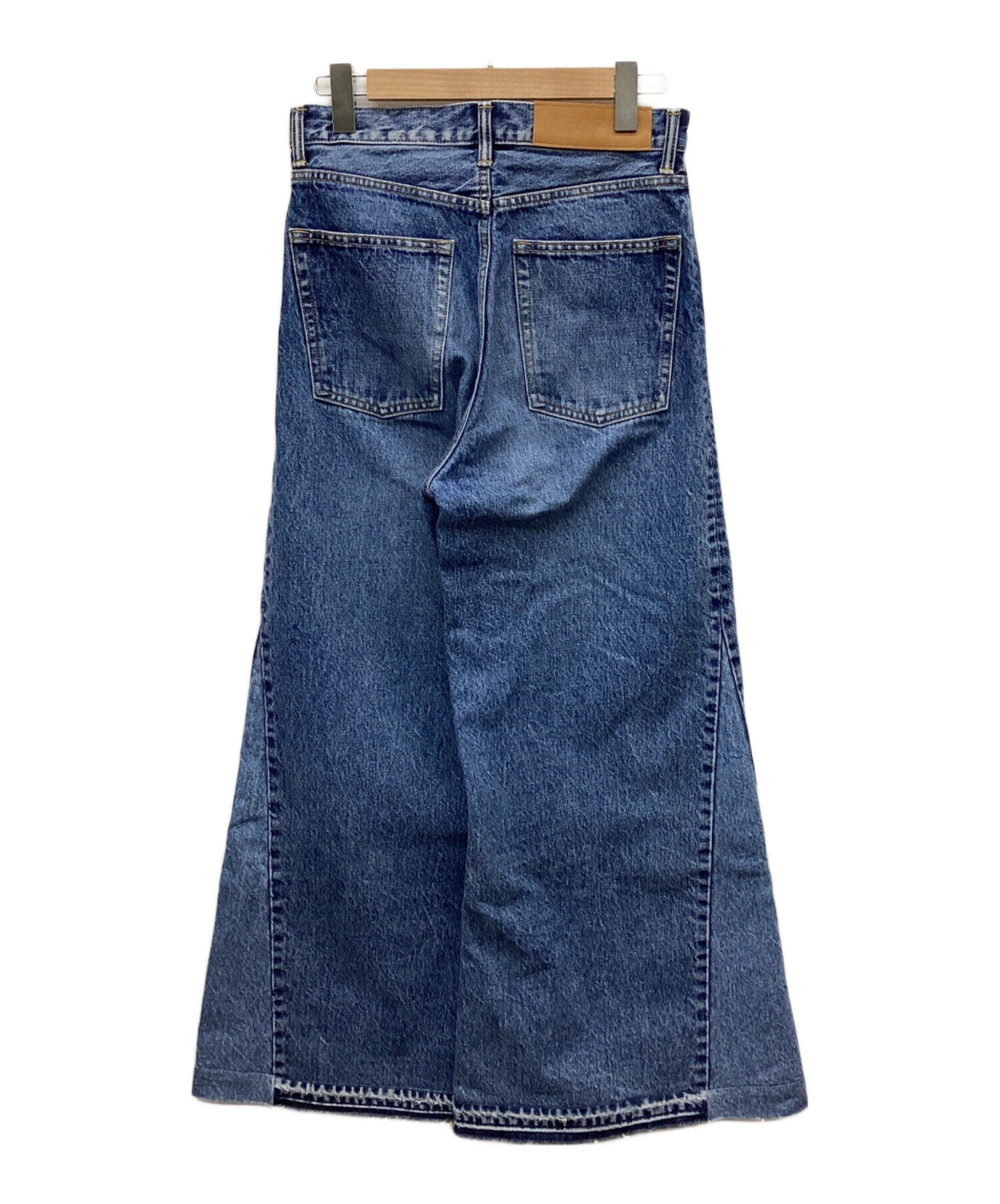 アンスクリア inscrireデニムルーズフィットパンツ インディゴ30 INSCRIRE Denim Loose Fit Pants( INDIGO) | UNKER