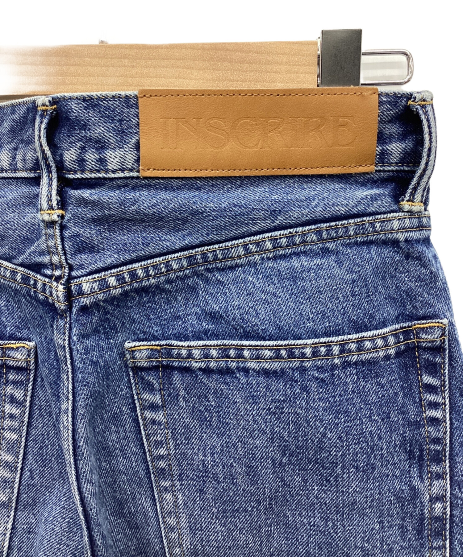 中古・古着通販】INSCRIRE (アンスクリア) スーパールーズフレアデニム