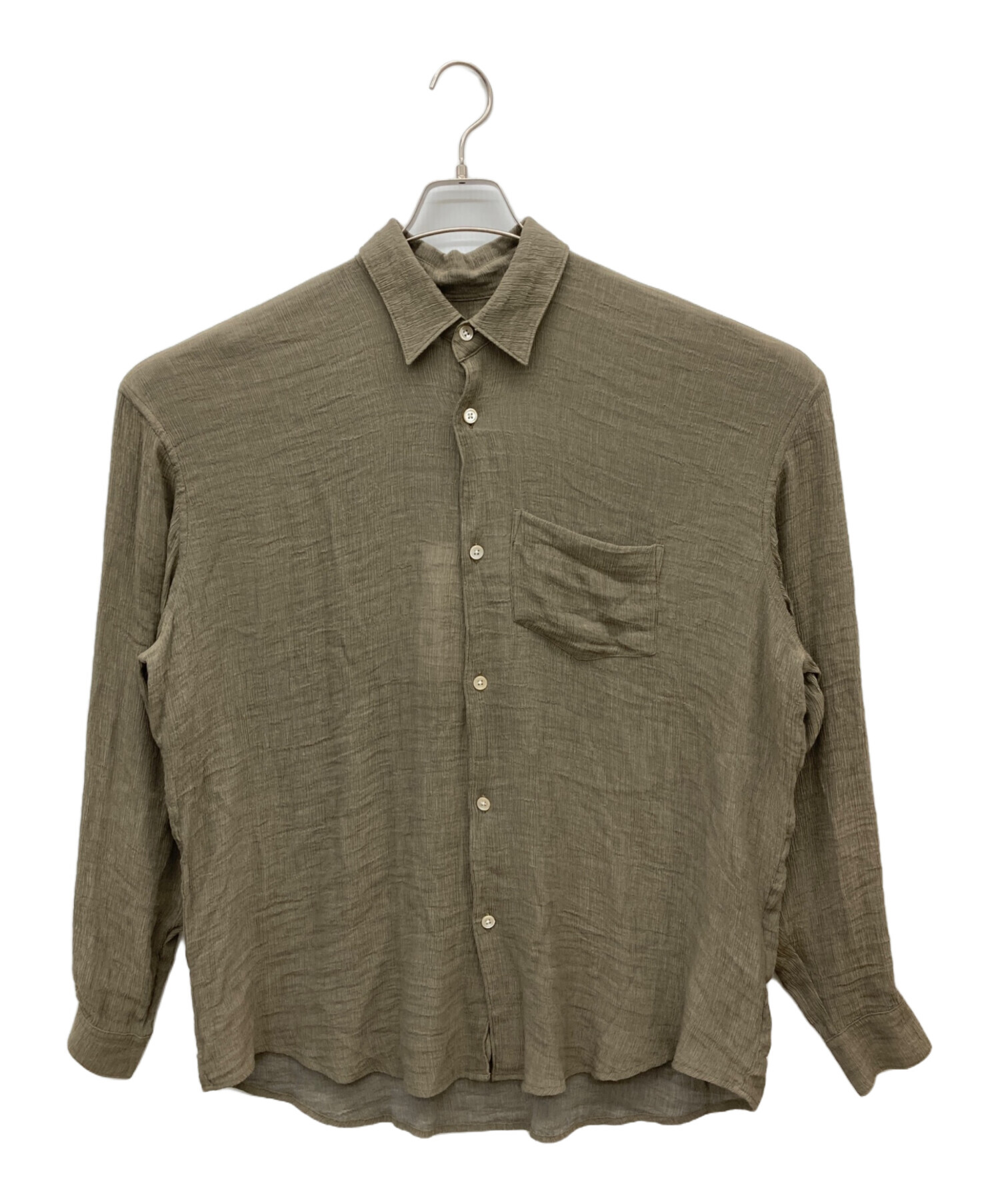 中古・古着通販】OUR LEGACY (アワーレガシー) INITIAL SHIRT オリーブ 中古・古着通販】OUR LEGACY (アワーレガシー) INITIAL SHIRT オリーブ