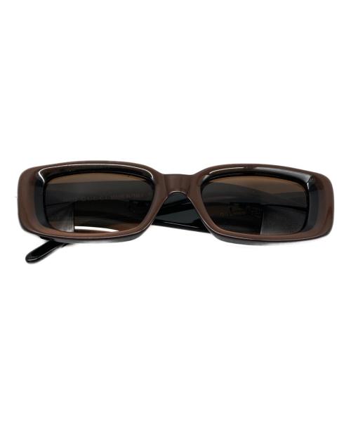 中古・古着通販】GUCCI (グッチ) Gロゴスクエアサングラス ブラウン