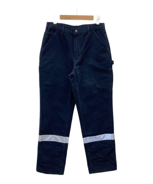 ✨10s✨(XL) カーハート リフレクター付き オールインワン つなぎ 紺 中古・古着通販】CarHartt (カーハート) リフレクターペインターパンツ