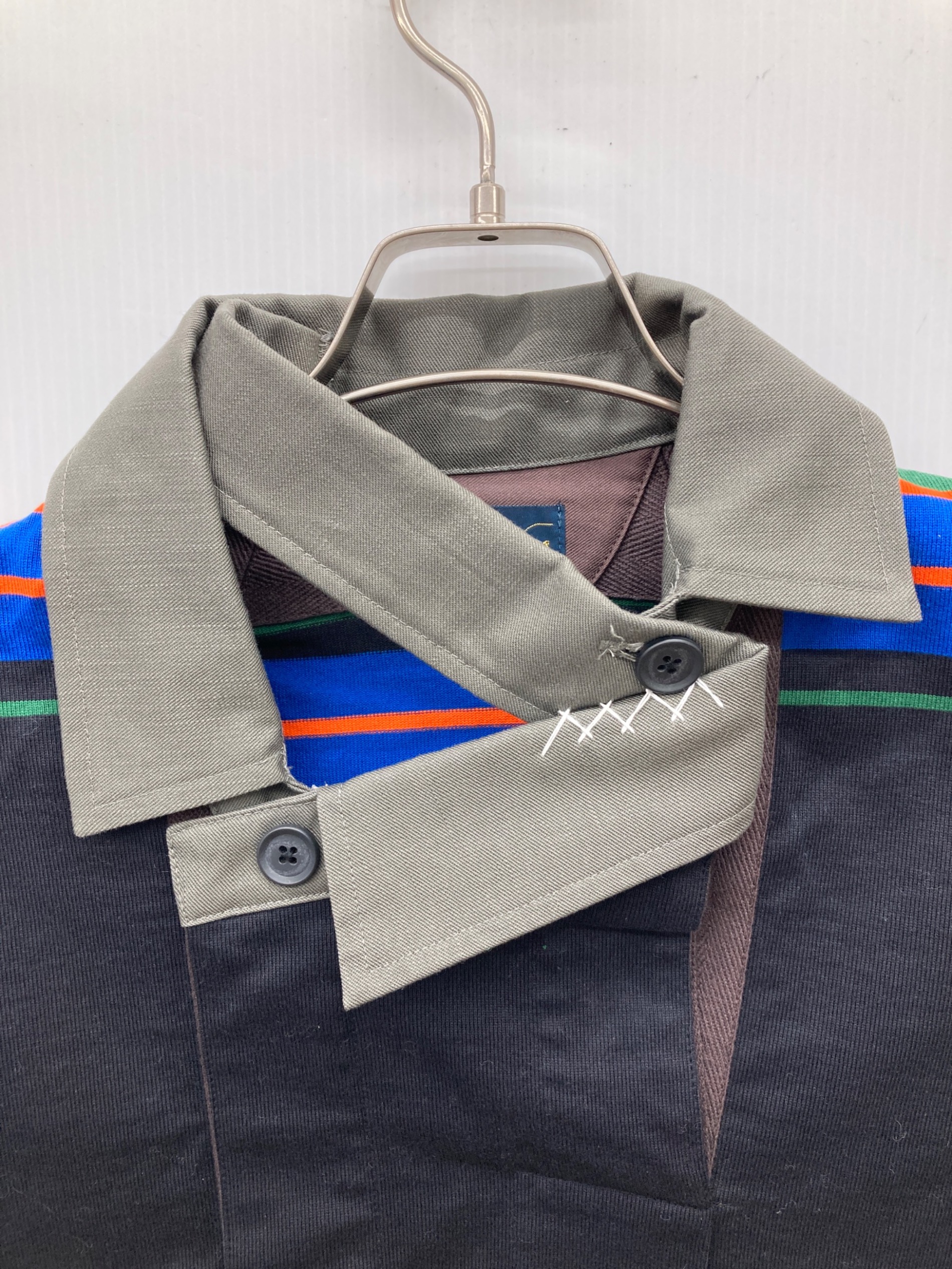 中古・古着通販】KOLOR (カラー) アシンメトリーデザインポロシャツ