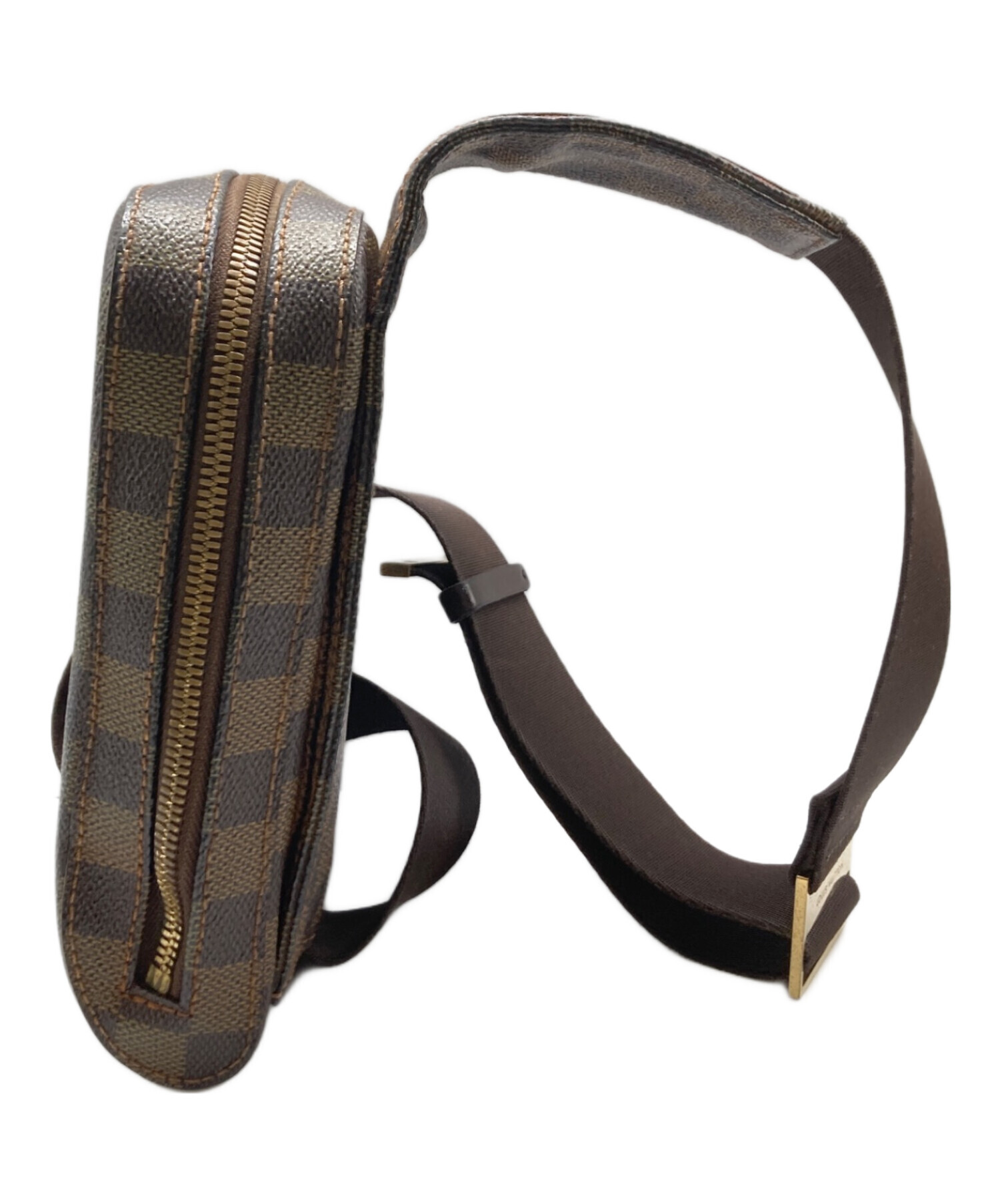 LOUIS VUITTON ボディーバッグ ダミエ ジェロニモス ブラウン 茶 LOUIS VUITTON ルイヴィトン ジェロニモス ダミエ ボディバッグ