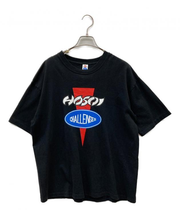 チャレンジャー×HOSOI タイダイTシャツ Lサイズ ブルー×イエロー 中古・古着通販】HOSOI (ホソイ) CHALLENGER (チャレンジャー) FRONT