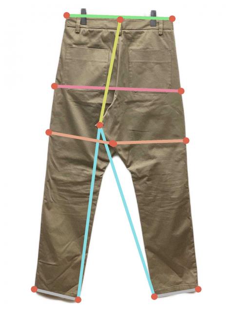 中古・古着通販】OAMC (オーエーエムシー) ダブルニーデザインパンツ