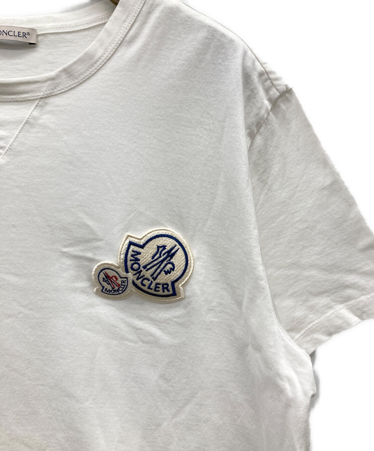 中古・古着通販】MONCLER (モンクレール) MAGLIA T-SHIRT ホワイト