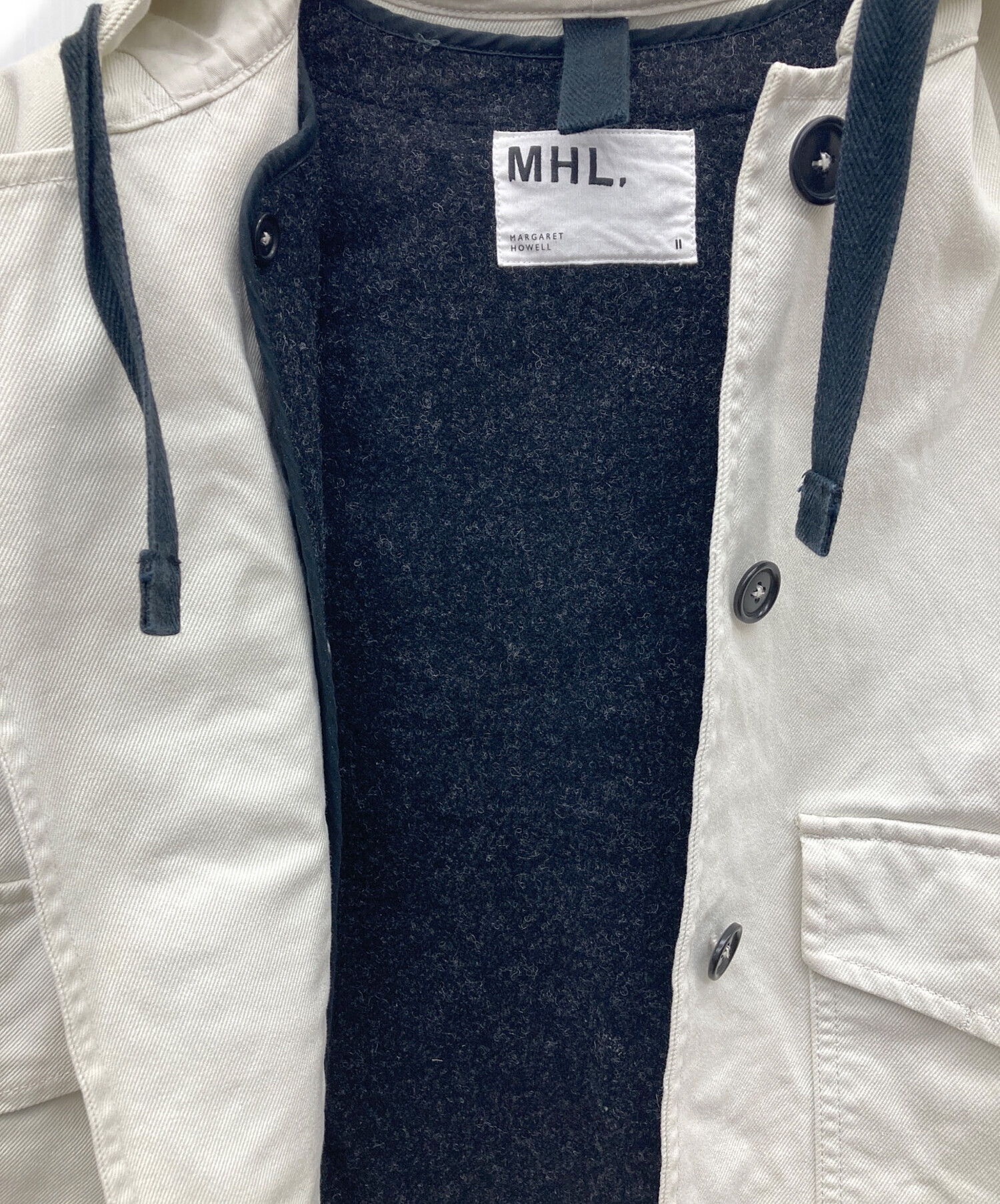 中古・古着通販】MHL (エムエイチエル) HEAVY COTTON DRILLジャケット 中古・古着通販】MHL (エムエイチエル) HEAVY COTTON DRILLジャケット